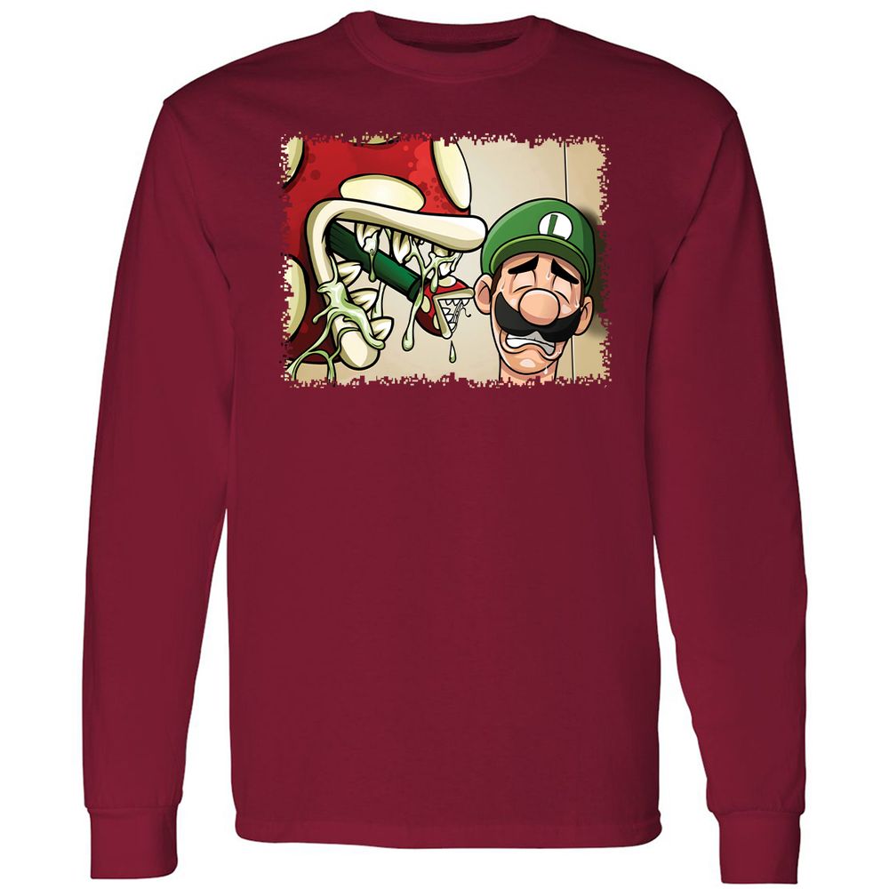 Long Sleeve T-Shirt - 9Y5NWXFU - Cardinal Red - 7