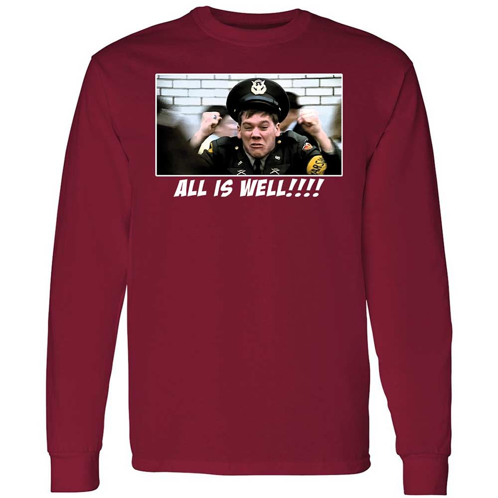 Long Sleeve T-Shirt - 78JN4PUK - Cardinal Red - 7
