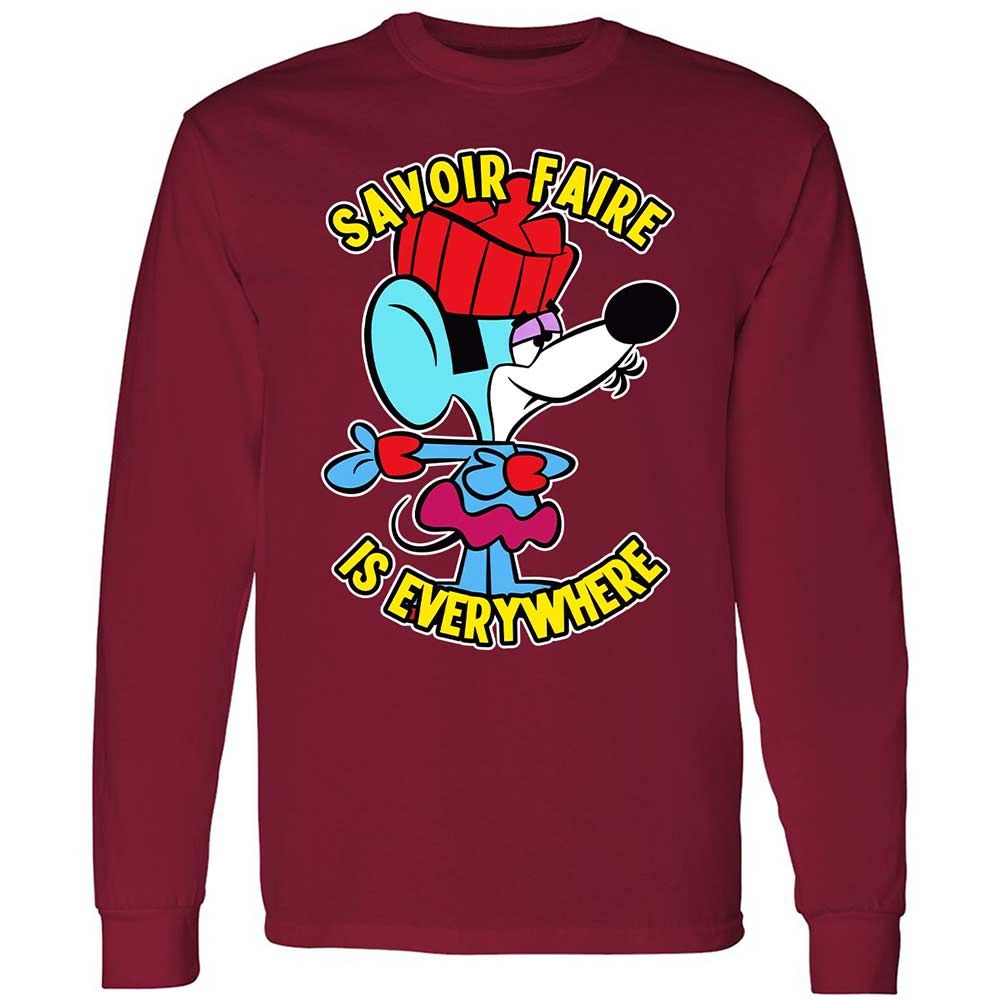Long Sleeve T-Shirt - PRU1SJ6K - Cardinal Red - 7