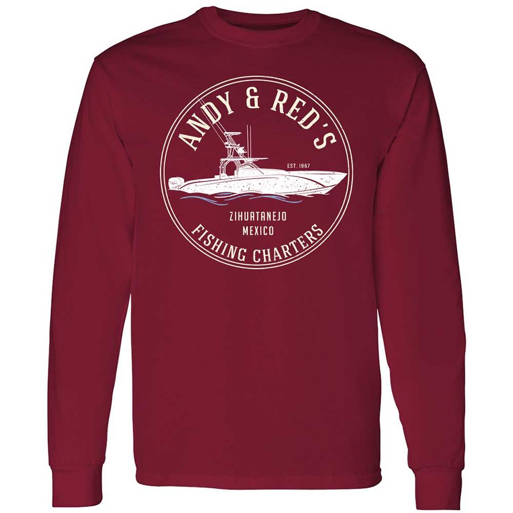Long Sleeve T-Shirt - E1HF4GDP - Cardinal Red - 7