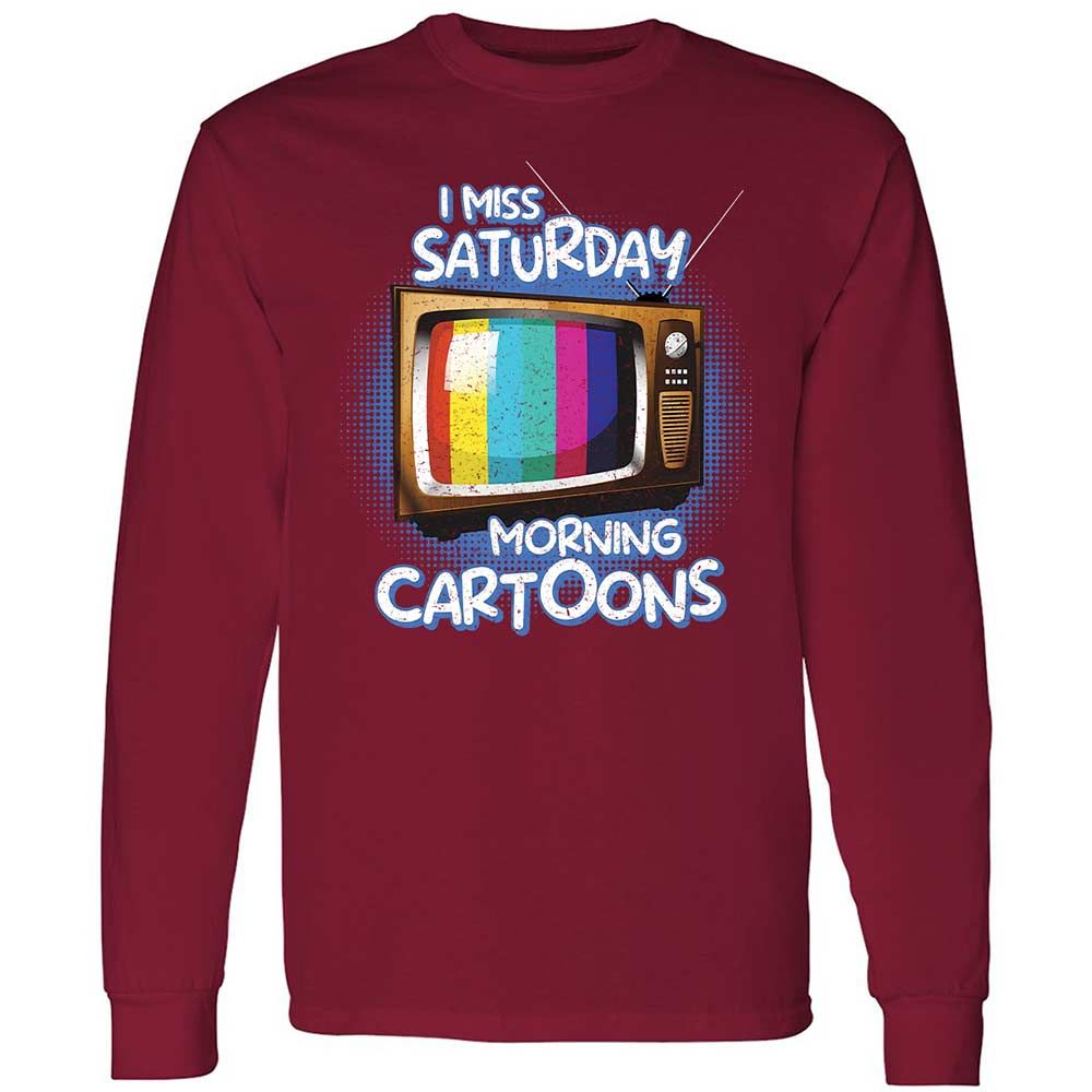 Long Sleeve T-Shirt - RJXH7C78 - Cardinal Red - 7