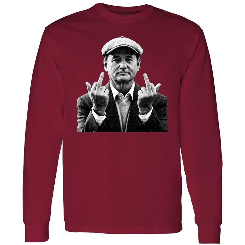 Bill Murray Middle Finger - Cardinal Red - 7
