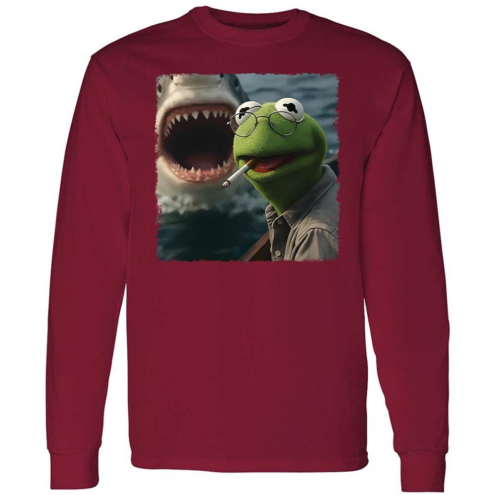 Long Sleeve T-Shirt - HNDVU18Y - Cardinal Red - 7
