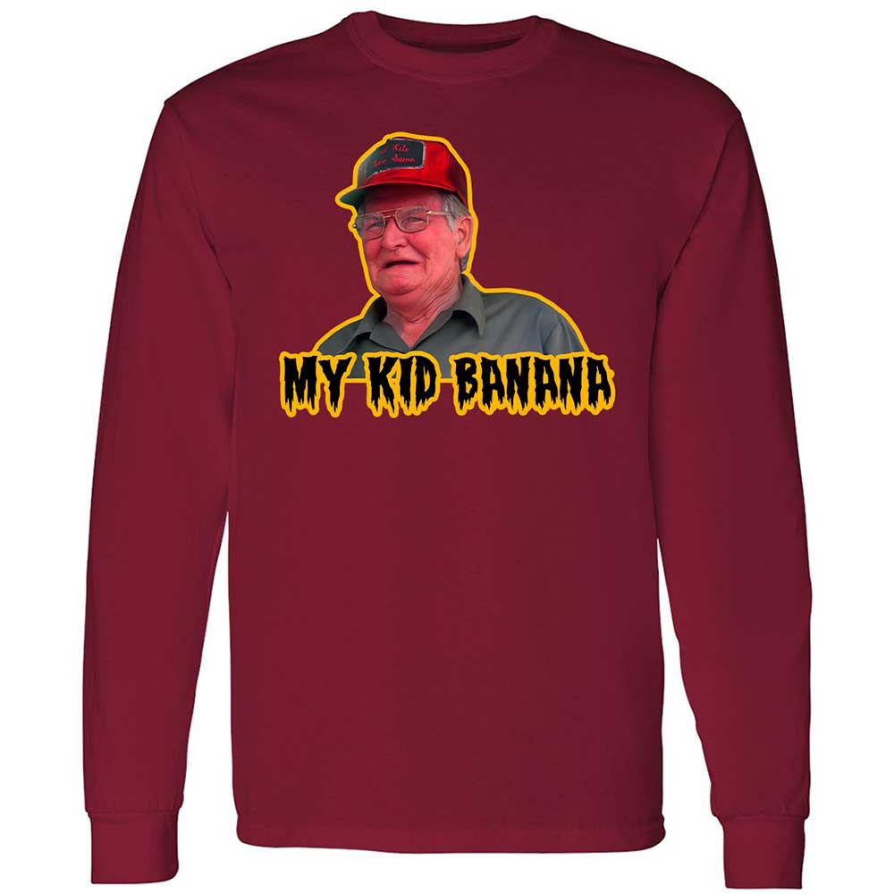 Long Sleeve T-Shirt - LPU2DUZ7 - Cardinal Red - 7
