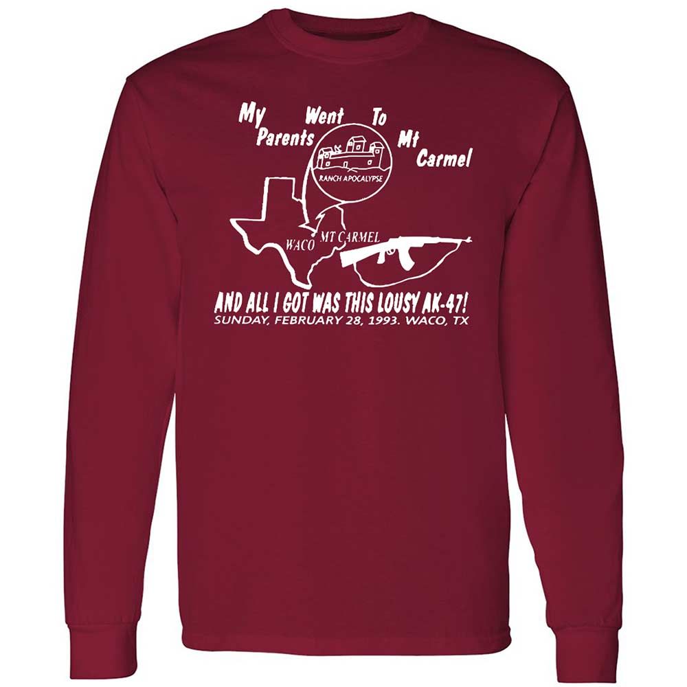 Long Sleeve T-Shirt - ZVXC6RHC - Cardinal Red - 7