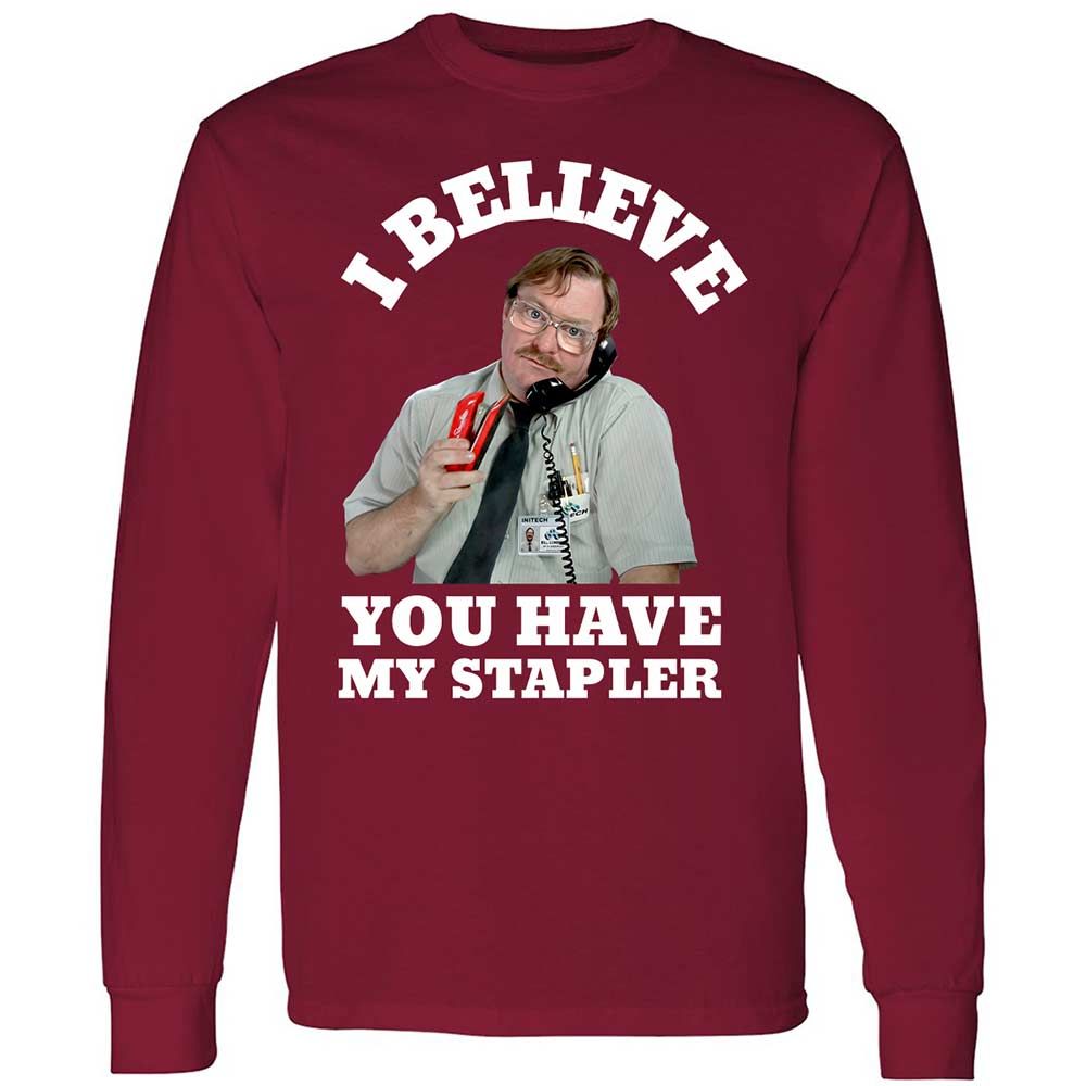 Long Sleeve T-Shirt - 1DKSL284 - Cardinal Red - 7