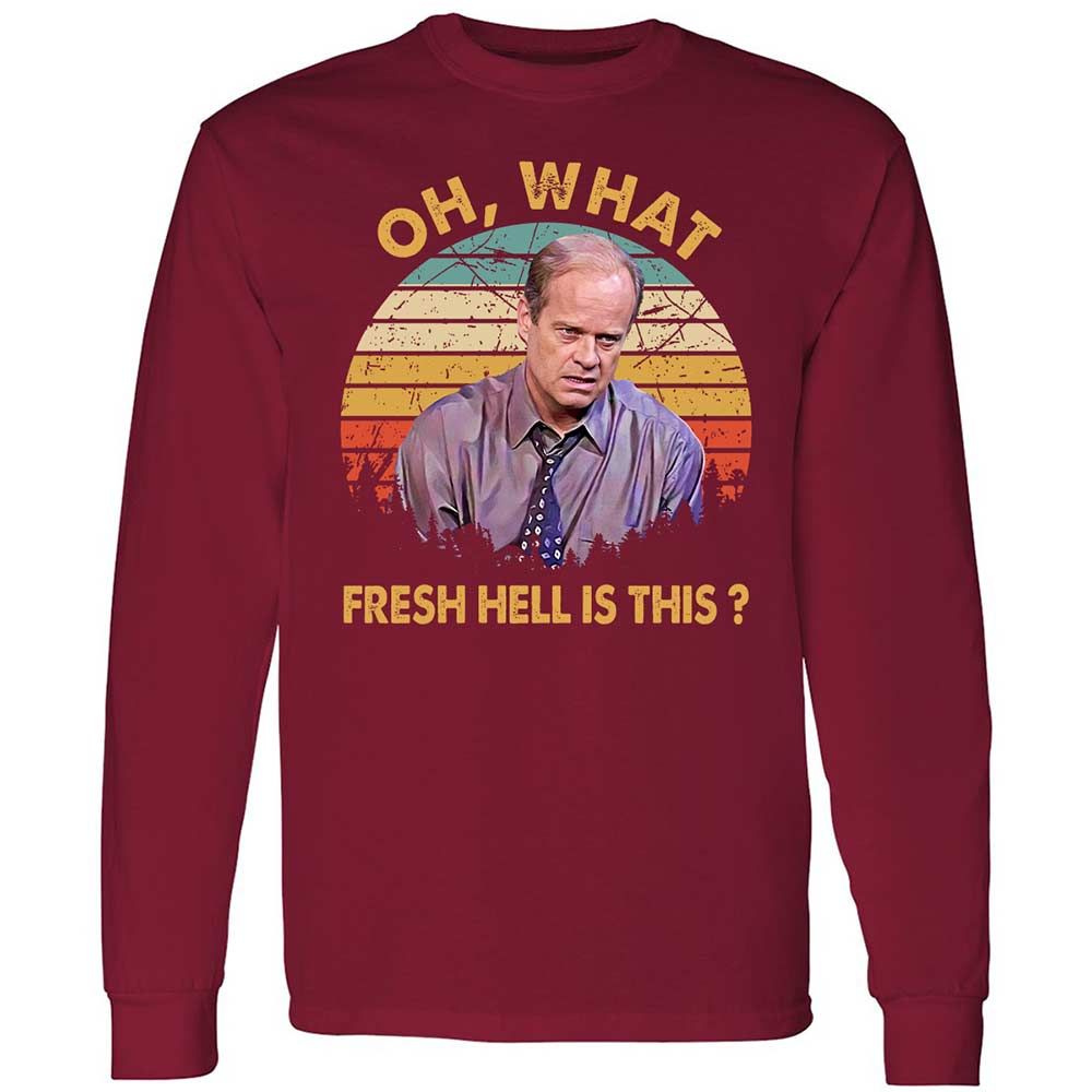 Oh What Fresh Hell Is This - Cardinal Red - 7