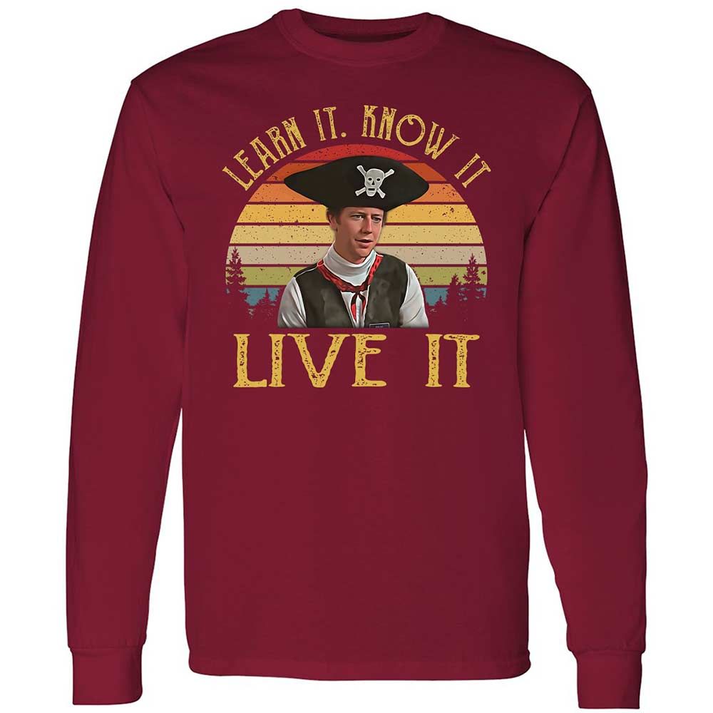 Long Sleeve T-Shirt - T97UEYCD - Cardinal Red - 7