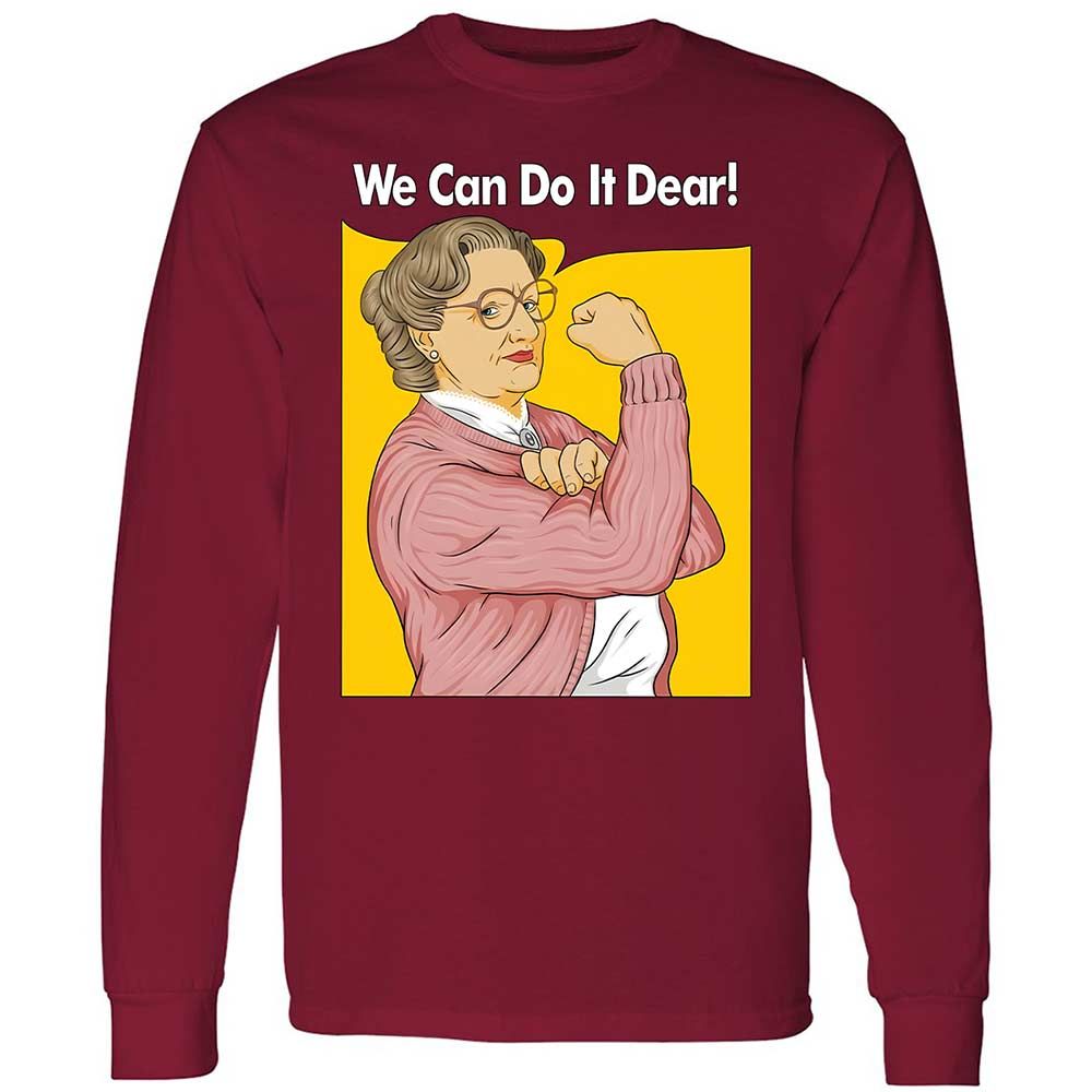 We Can Do It Dear - Cardinal Red - 7
