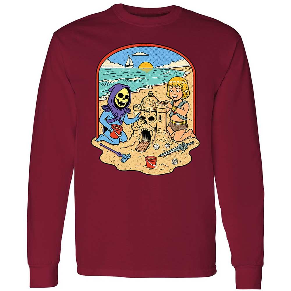 Long Sleeve T-Shirt - V6DV82KF - Cardinal Red - 7