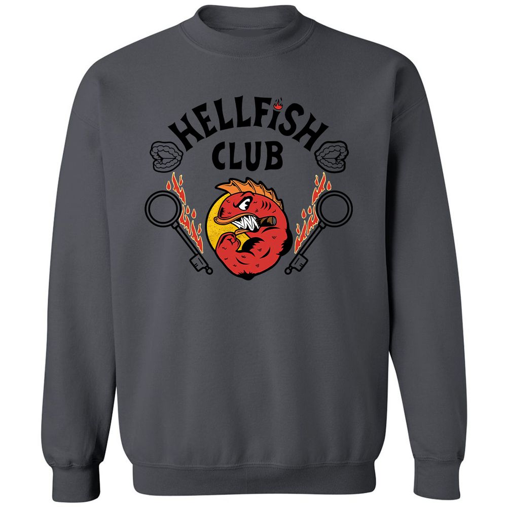 Classic Unisex Sweatshirt - ZT64H4RJ - Charcoal - 7