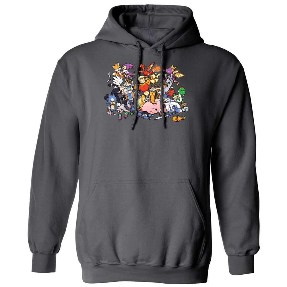 Classic Unisex Hoodie - DJZSD97W - Charcoal - 7