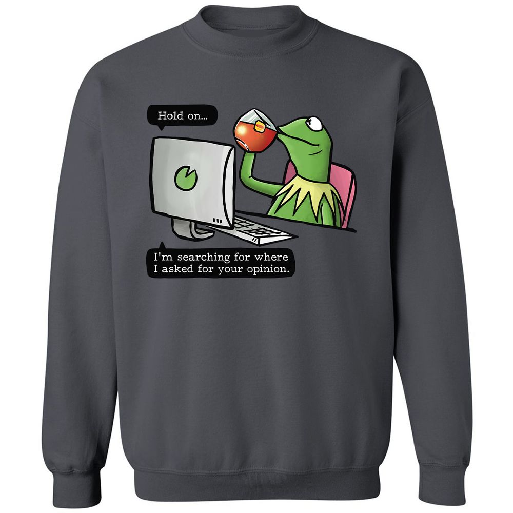 Classic Unisex Sweatshirt - RYPUQ8AD - Charcoal - 7
