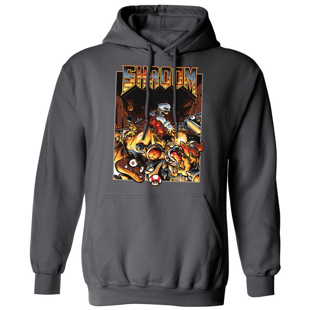 Classic Unisex Hoodie - EYEMH145 - Charcoal - 7