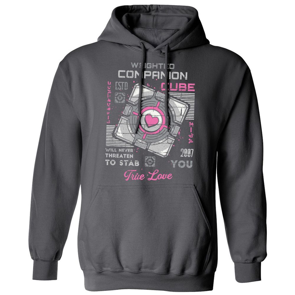 Classic Unisex Hoodie - HD57PLVS - Charcoal - 7