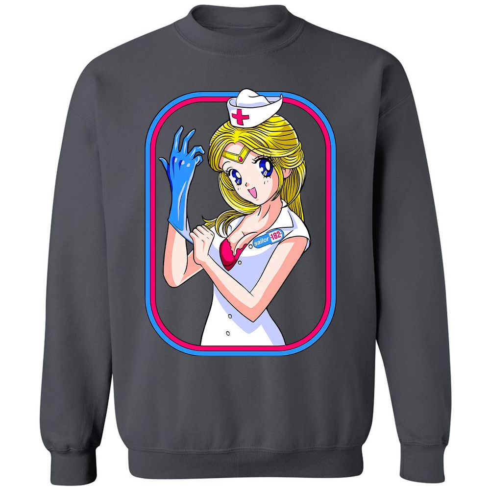 Classic Unisex Sweatshirt - YGB5FL96 - Charcoal - 7