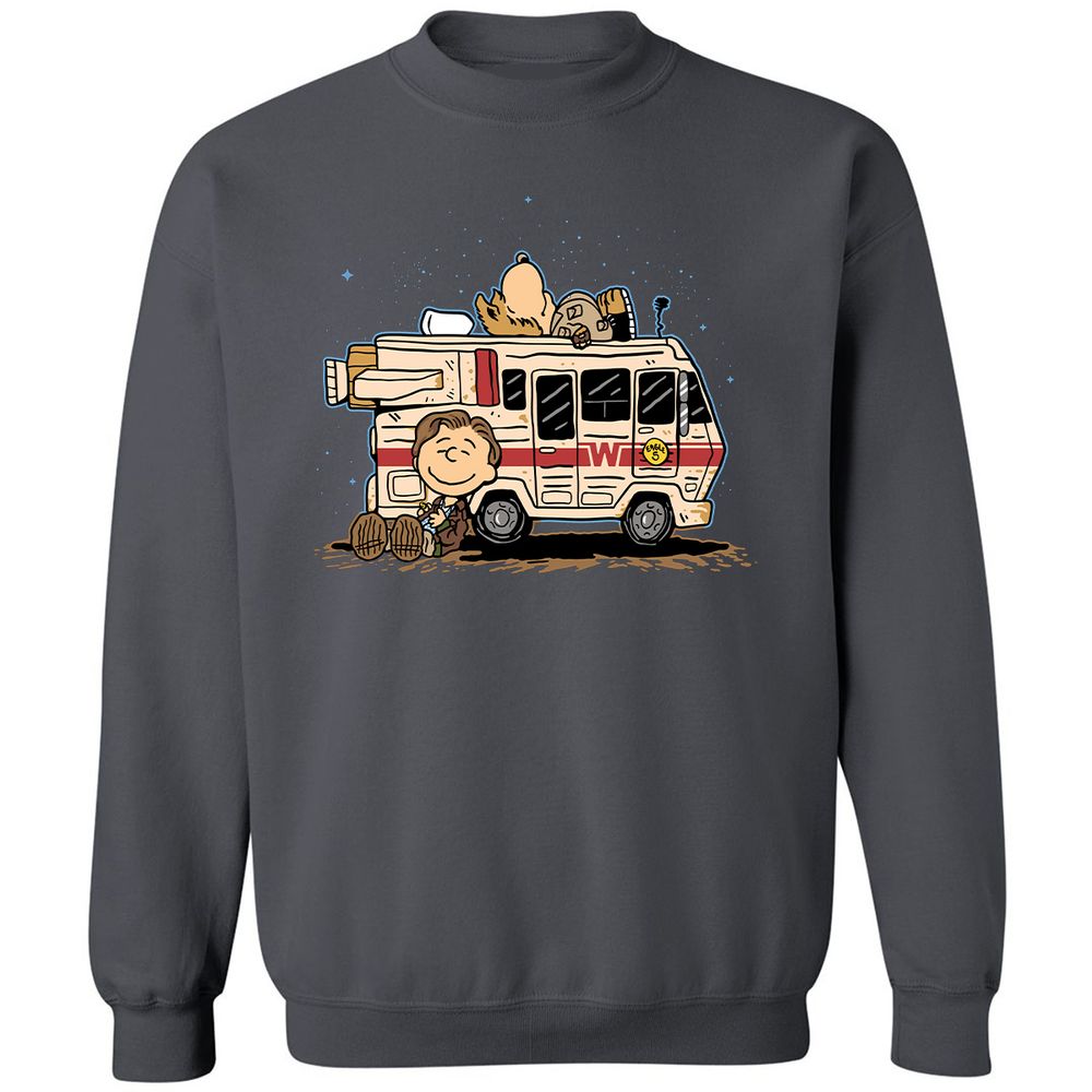 Classic Unisex Sweatshirt - 379ZW3Y7 - Charcoal - 7