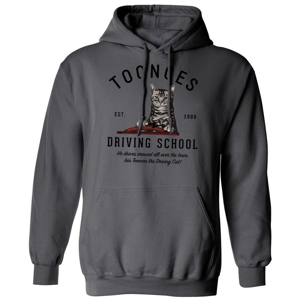 Funny Cat Driving School - Charcoal - 7