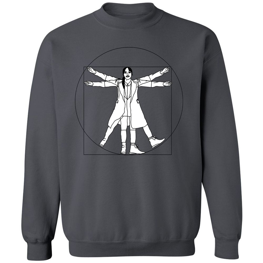 Vitruvian Philomena Cunk - Cunk on Earth - Charcoal - 7