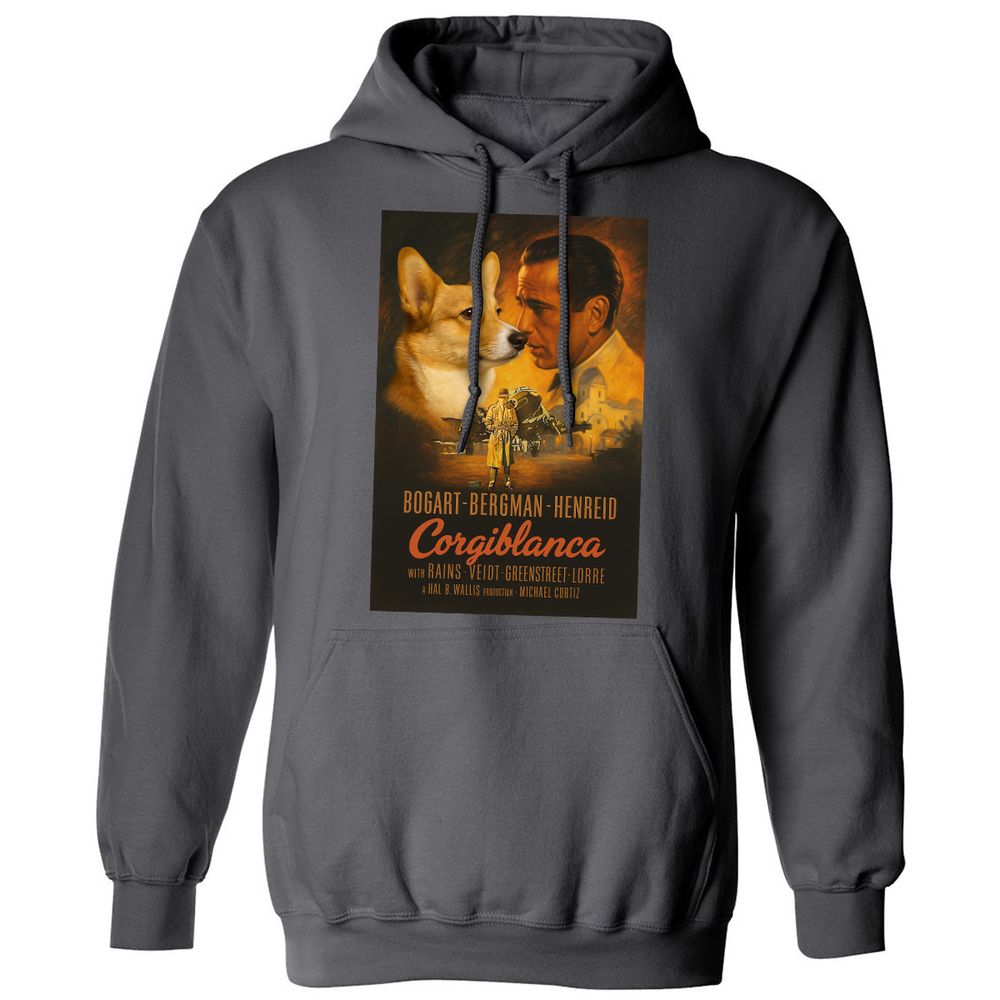 Classic Unisex Hoodie - QK9KF4Y5 - Charcoal - 7