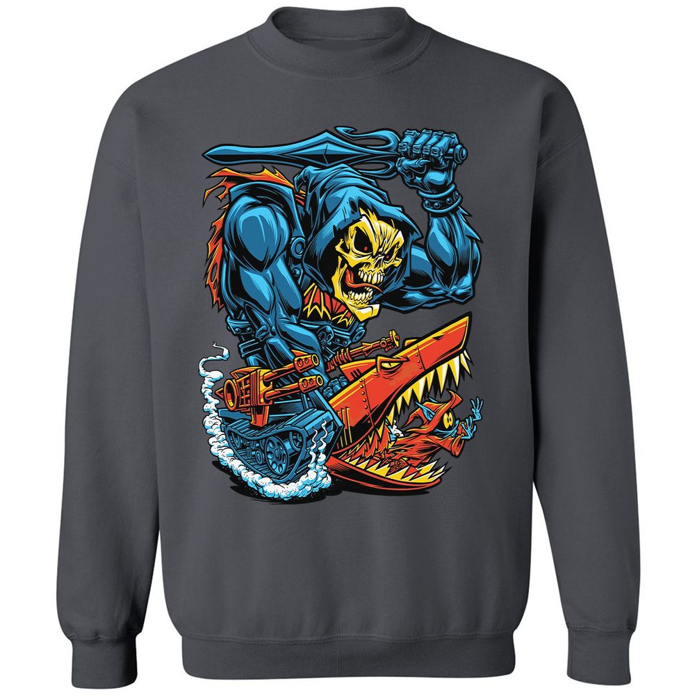 Classic Unisex Sweatshirt - 5KAV7NEE - Charcoal - 7