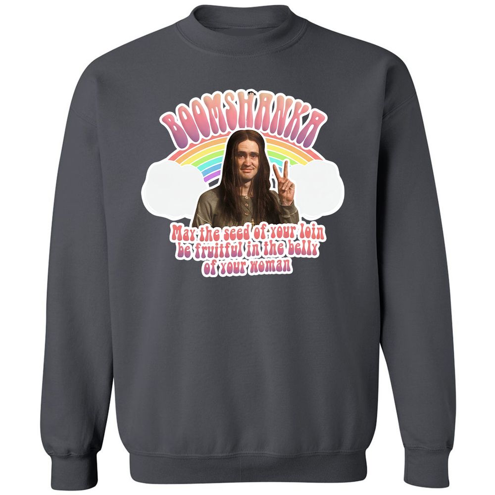 Classic Unisex Sweatshirt - 8JGBQ844 - Charcoal - 7