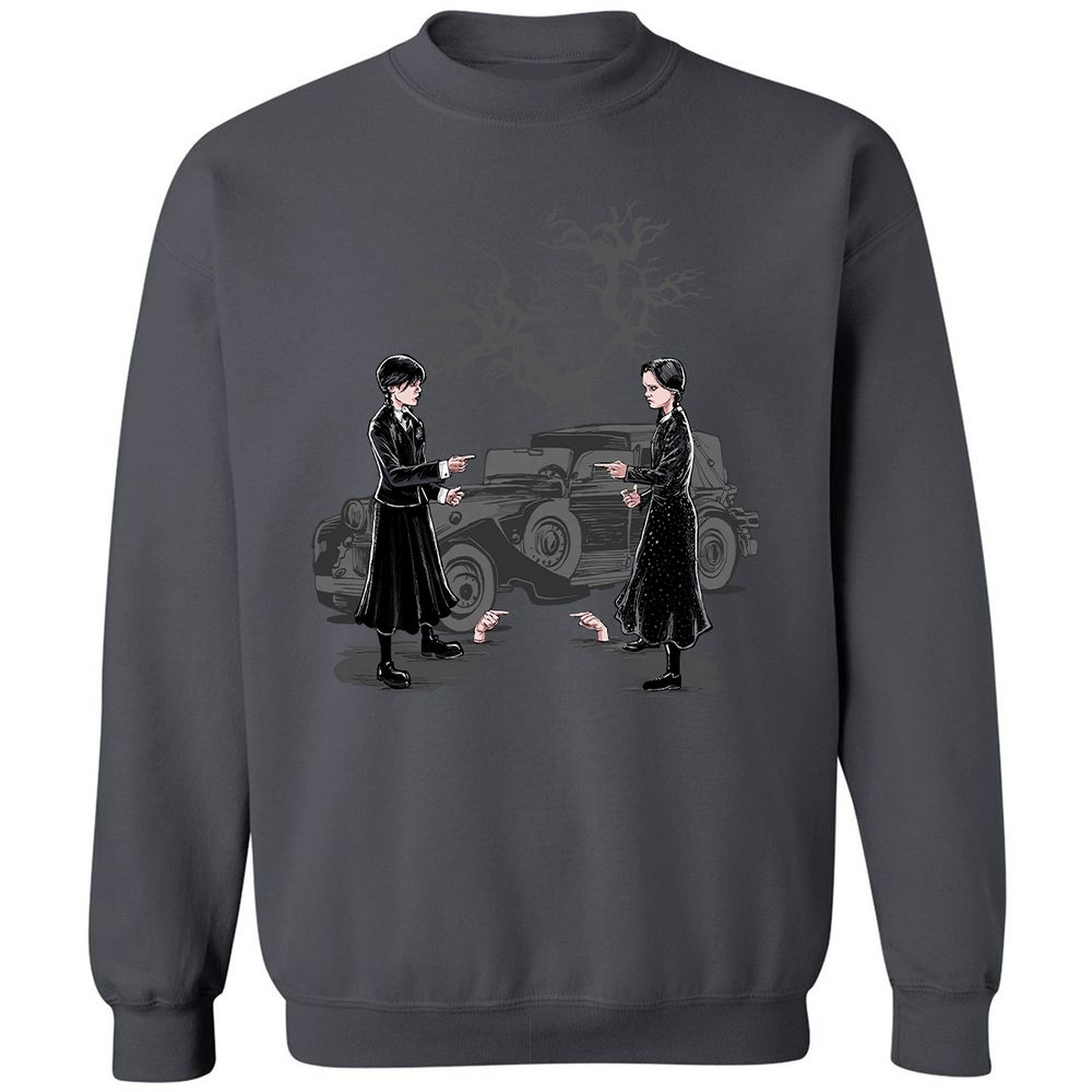 Classic Unisex Sweatshirt - JVBWS844 - Charcoal - 7