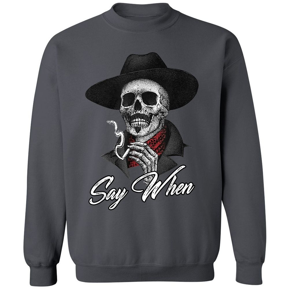 Classic Unisex Sweatshirt - PWL3MBLH - Charcoal - 7