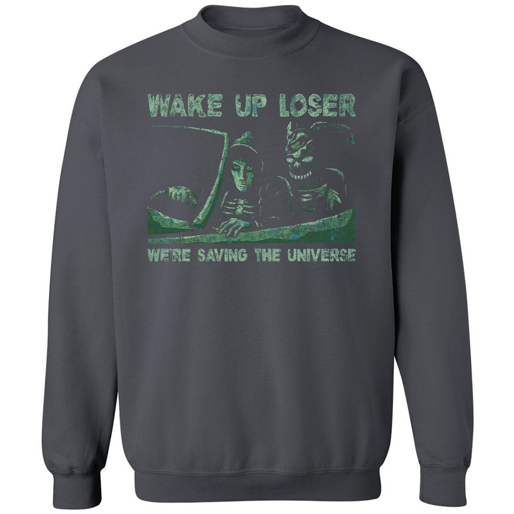 Classic Unisex Sweatshirt - NEVNZQYE - Charcoal - 7