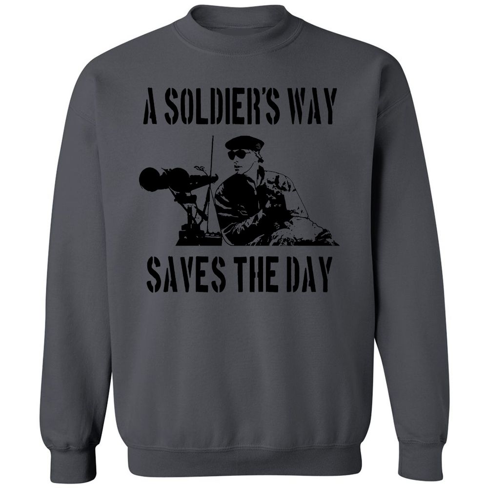 Classic Unisex Sweatshirt - 8KCJ3TSV - Charcoal - 7