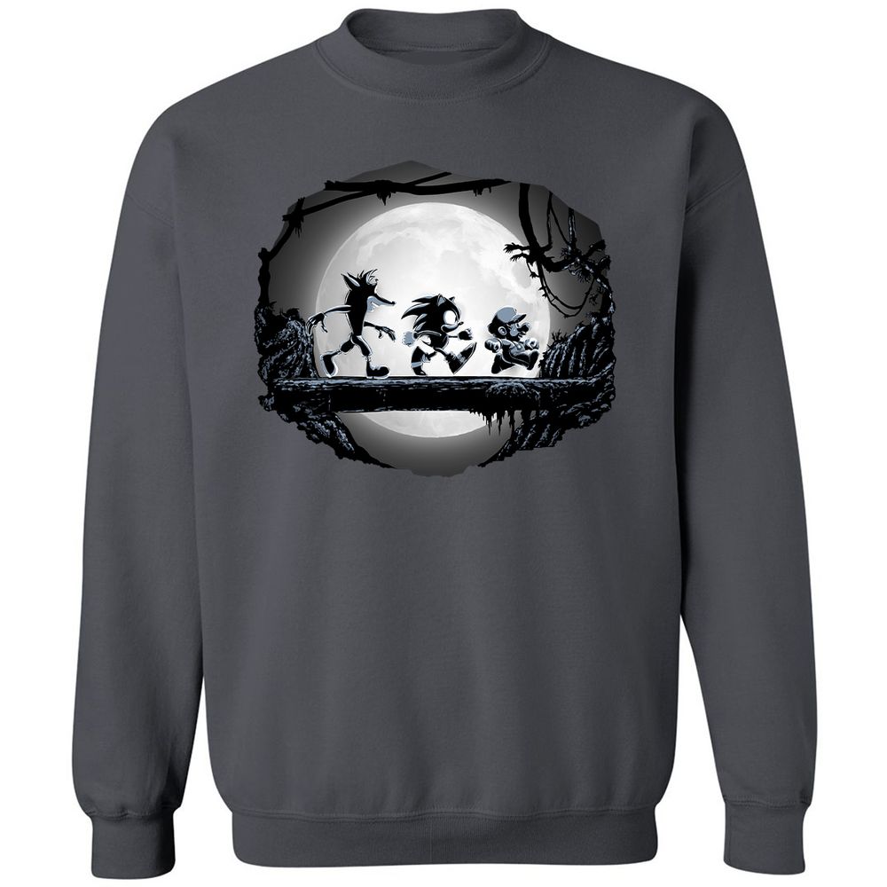 Classic Unisex Sweatshirt - 2UZM5626 - Charcoal - 7