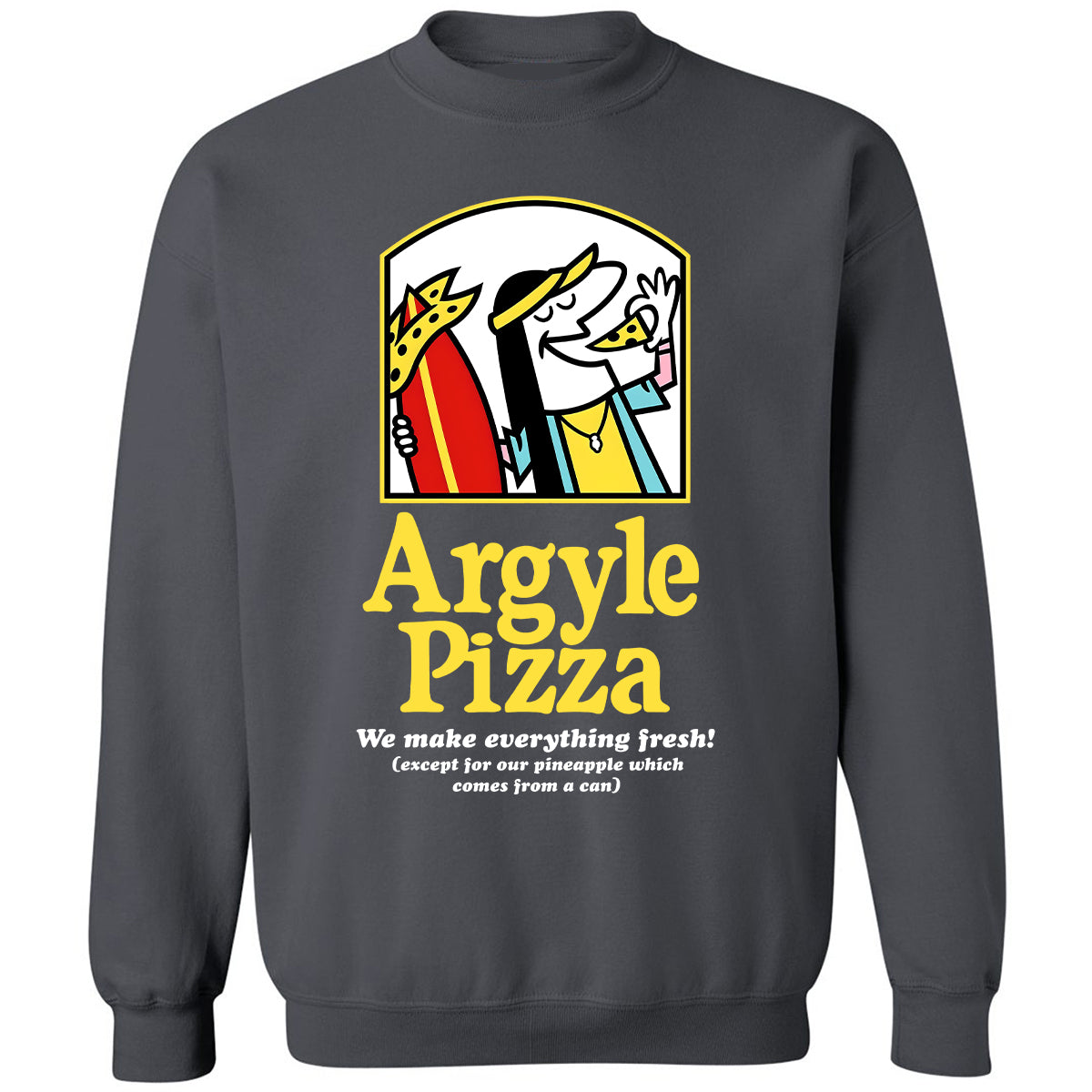 Classic Unisex Sweatshirt - DY5SFYZU - Charcoal - 7