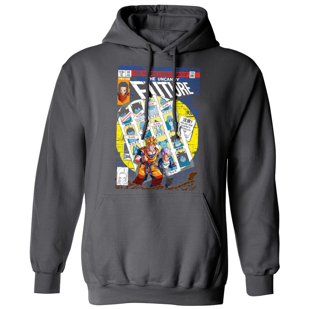 Classic Unisex Hoodie - TDD43BXV - Charcoal - 7
