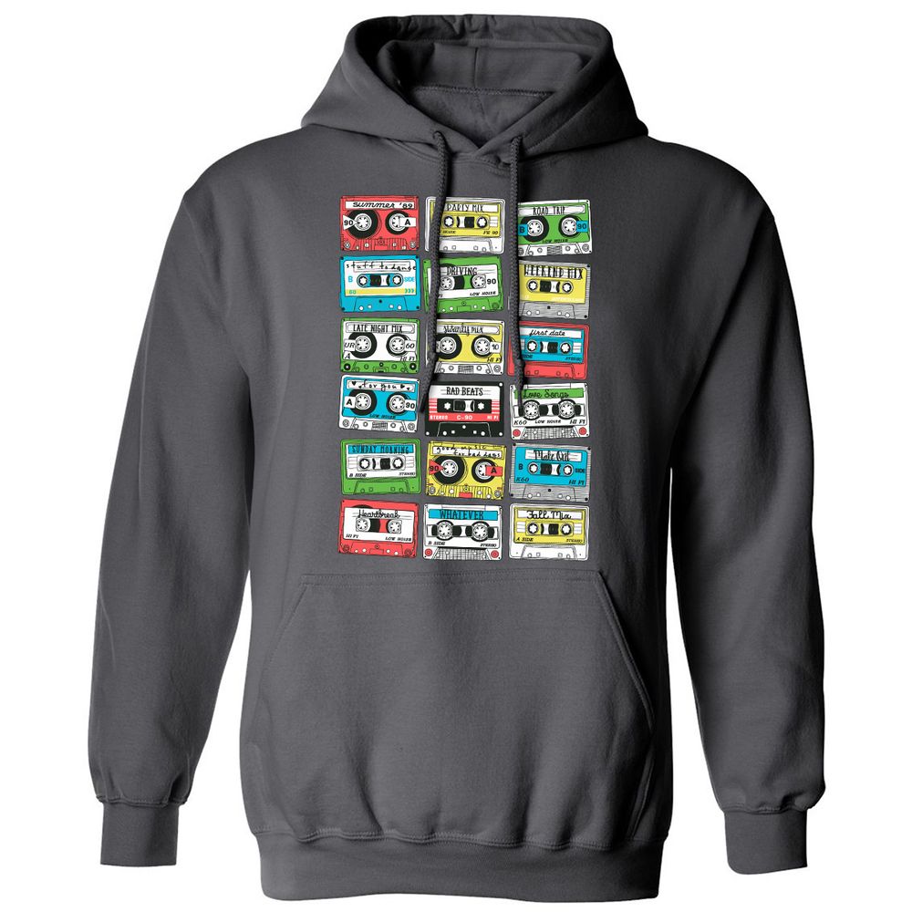 Classic Unisex Hoodie - TNC26W8F - Charcoal - 7