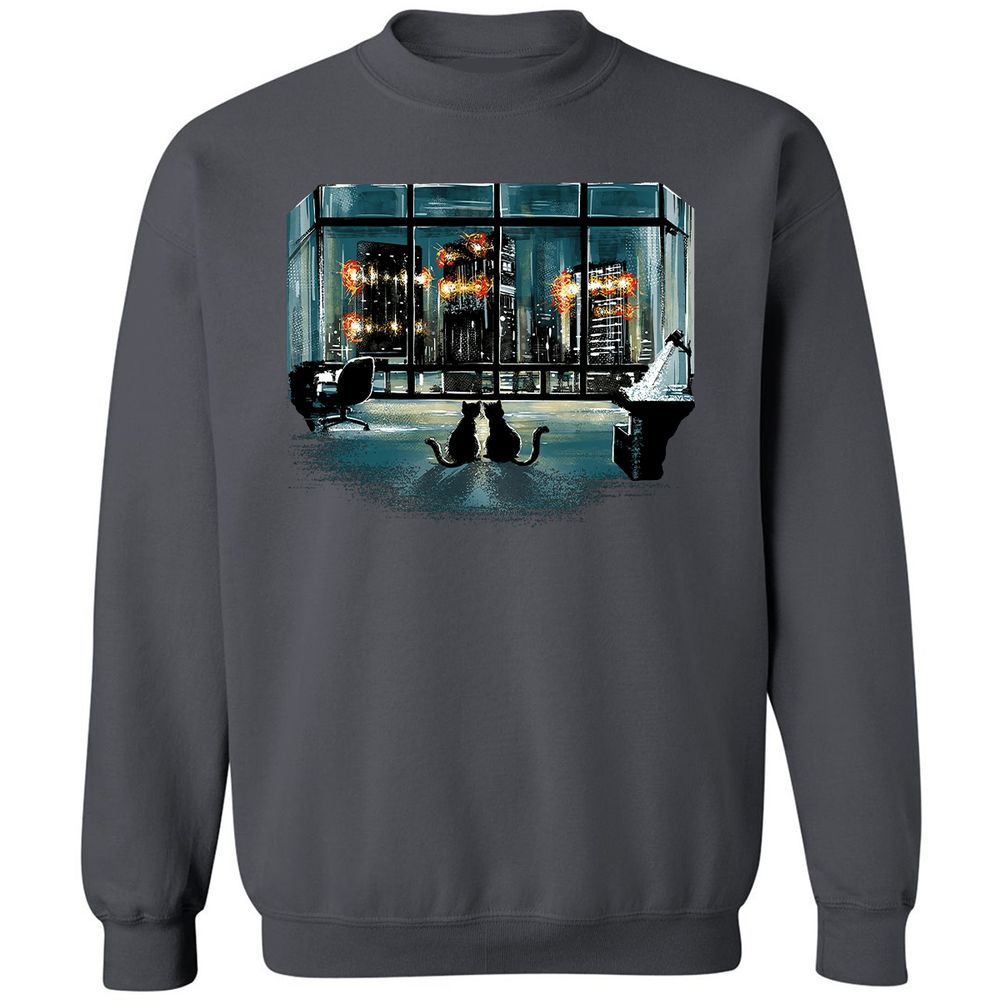Classic Unisex Sweatshirt - J7D4L12M - Charcoal - 7