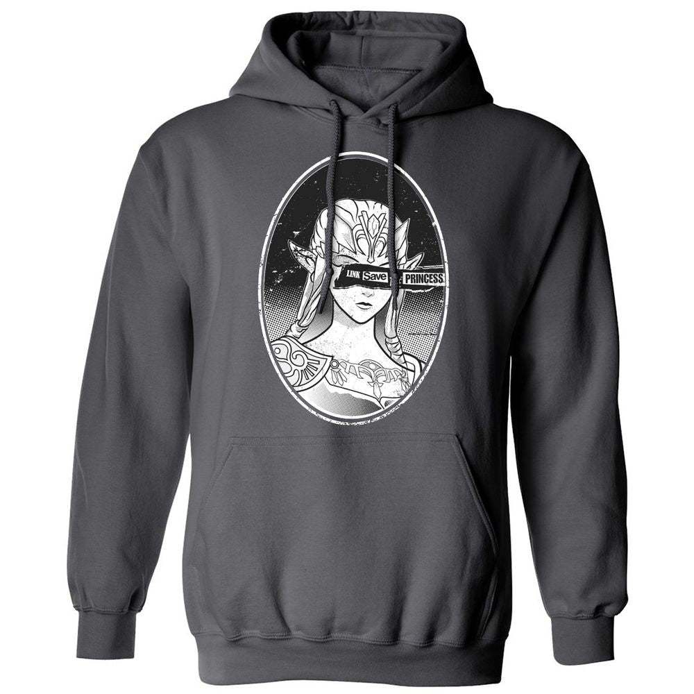 Classic Unisex Hoodie - CLVH5JKL - Charcoal - 7