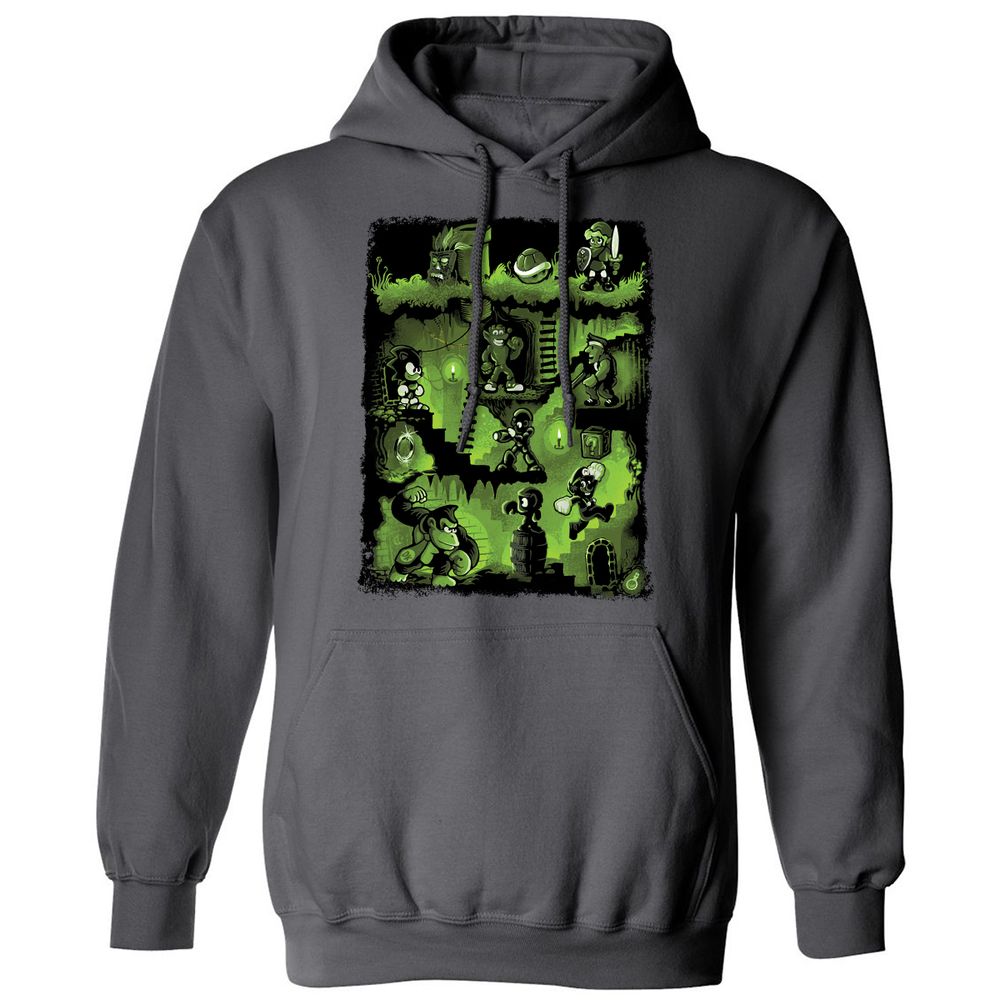 Classic Unisex Hoodie - YZVWK756 - Charcoal - 7