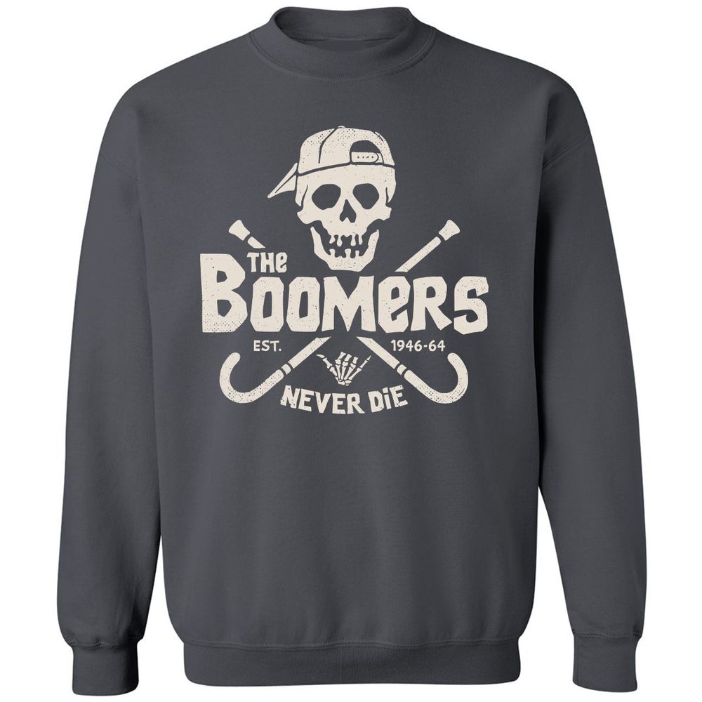 Classic Unisex Sweatshirt - RHAZ79Y9 - Charcoal - 7