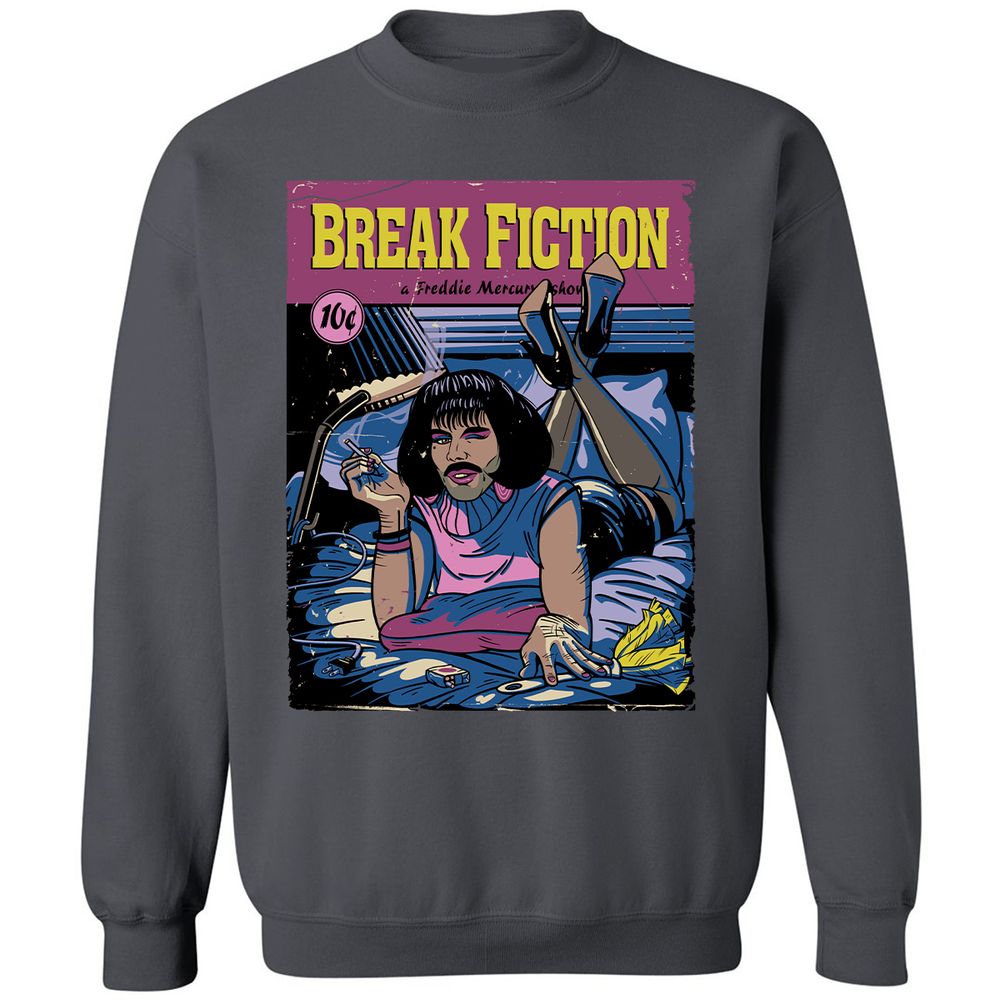 Classic Unisex Sweatshirt - TJPUHWJQ - Charcoal - 7