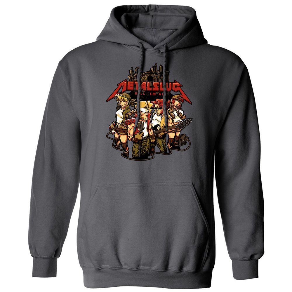 Classic Unisex Hoodie - YAC5TEV1 - Charcoal - 7