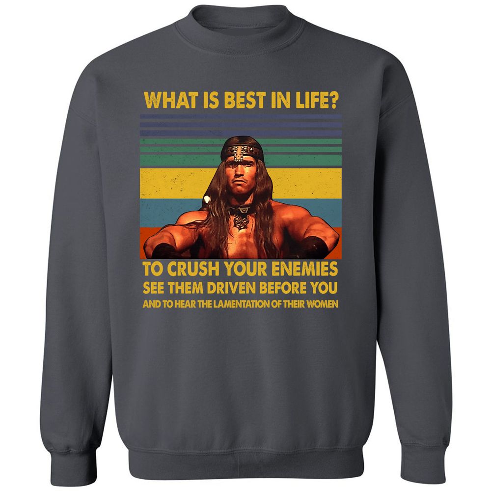 Classic Unisex Sweatshirt - W3E3MYHB - Charcoal - 7