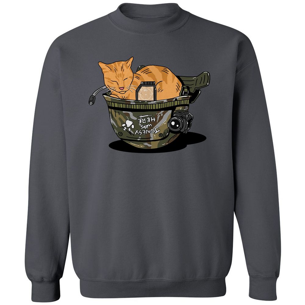 Classic Unisex Sweatshirt - 1DTF72MF - Charcoal - 7