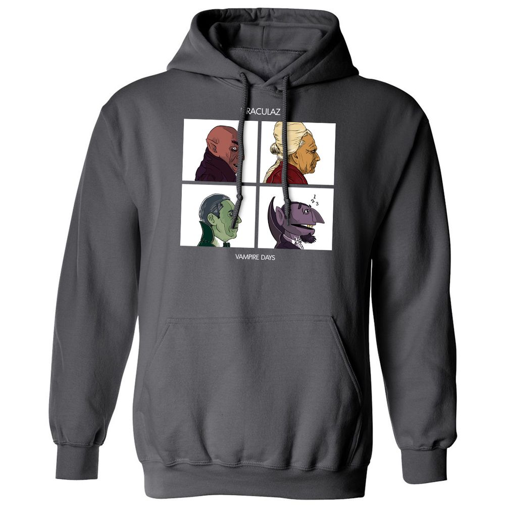 Classic Unisex Hoodie - 1EZUT1AZ - Charcoal - 7