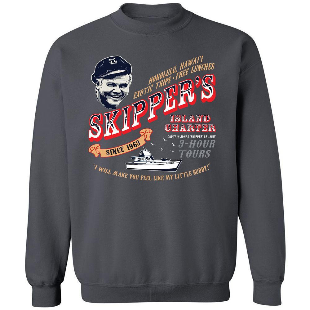 Skipper's Island Charter - Charcoal - 7