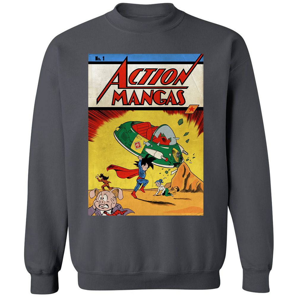 Classic Unisex Sweatshirt - RCSR7HLJ - Charcoal - 7