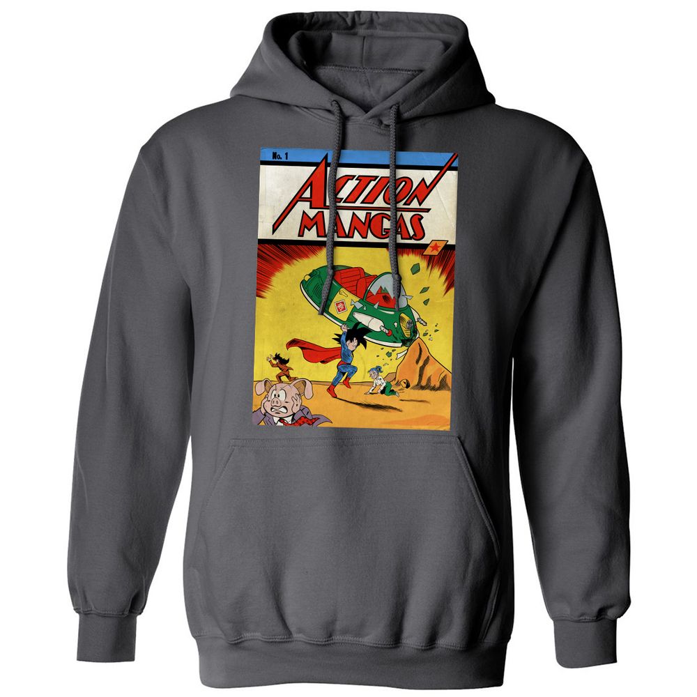 Classic Unisex Hoodie - L823WB85 - Charcoal - 7