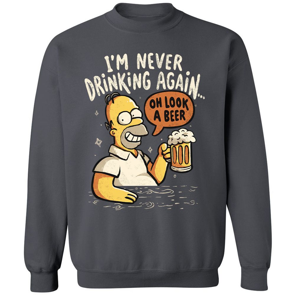 Classic Unisex Sweatshirt - 9YZJYHFU - Charcoal - 7