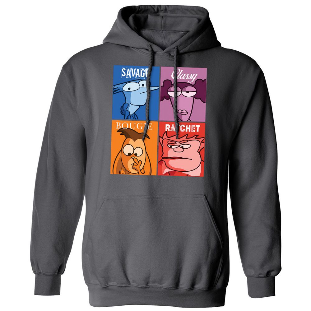 Classic Unisex Hoodie - 1H8KXP2R - Charcoal - 7