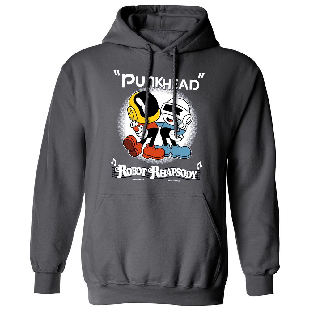 Classic Unisex Hoodie - UL7XLKLM - Charcoal - 7