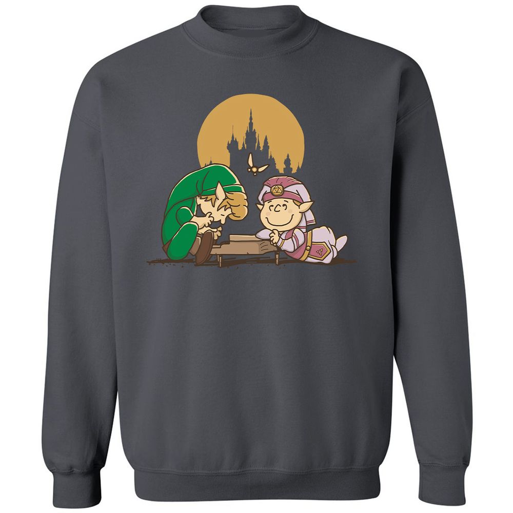 Classic Unisex Sweatshirt - XBLG8L3Y - Charcoal - 7